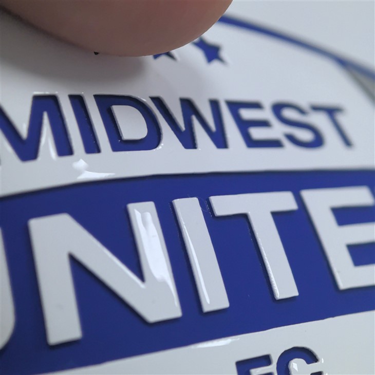 High Build Glossy Silicone Transfer